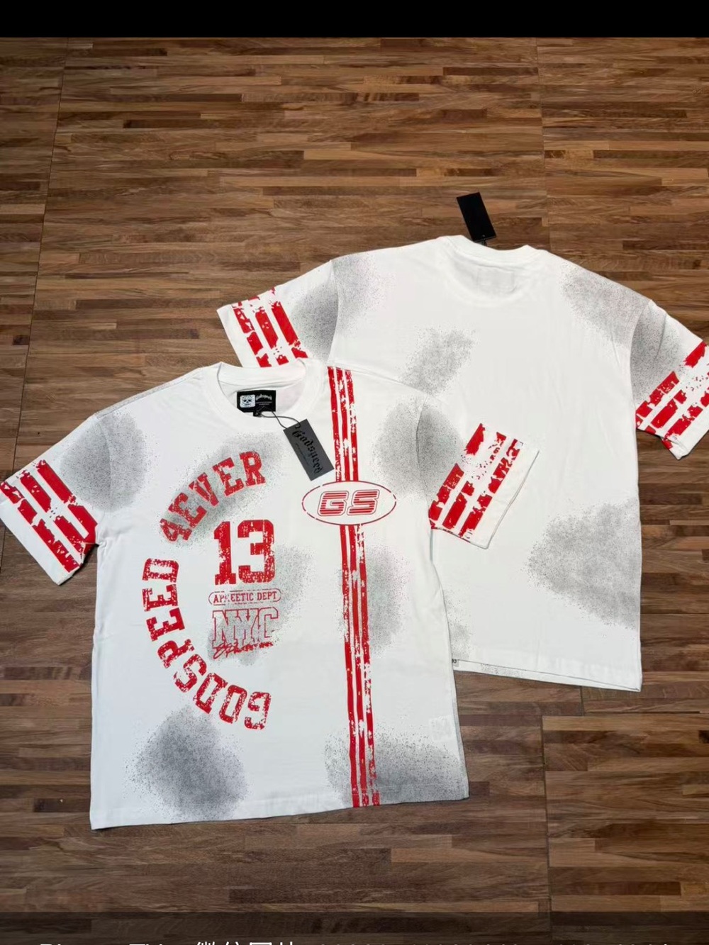 Godspeed White & Red Graphic Men's T-Shirt